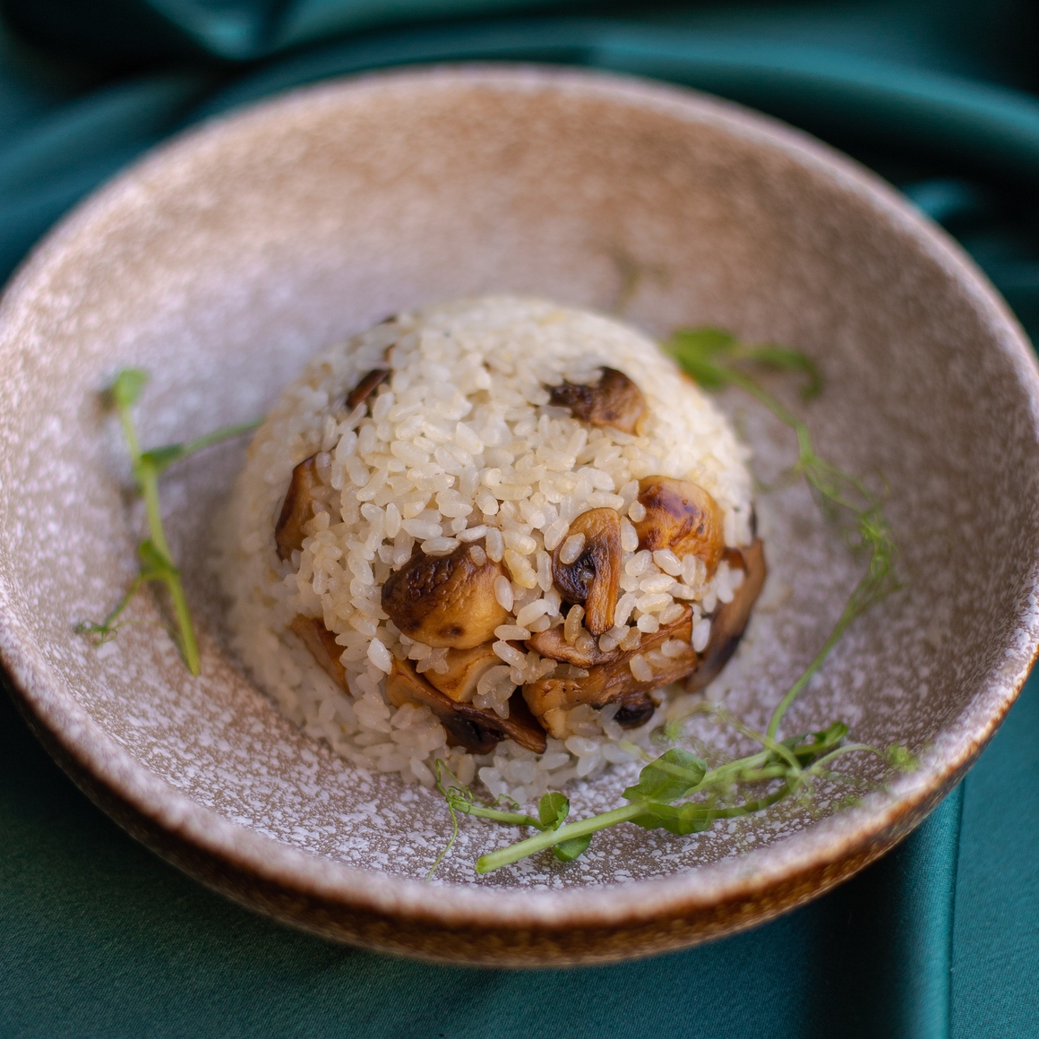 Рис с грибами