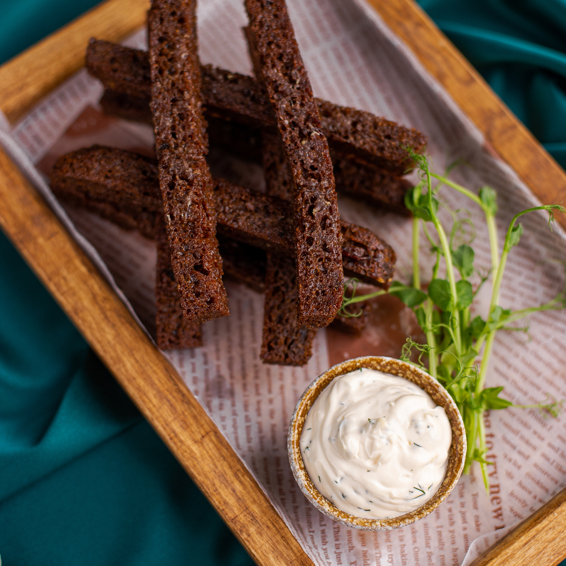 Чесночные гренки