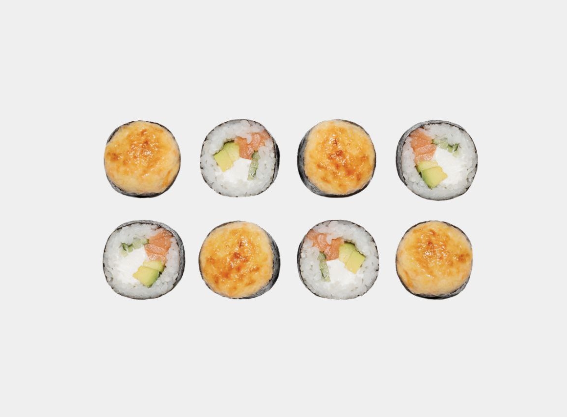 Запечённый с лососем